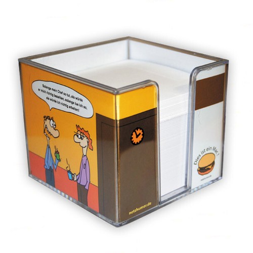 Stück zettelbox mit ihrem - mit,